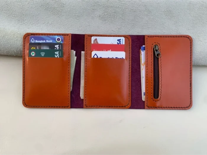 Personalized Mens Trifold Wallet - Image 2