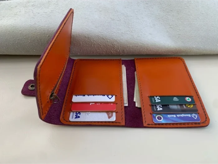 Personalized Mens Trifold Wallet - Image 3
