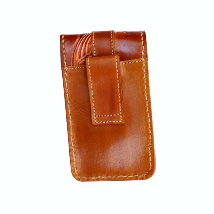 Handmade Leather Cell Phone Case - Image 4