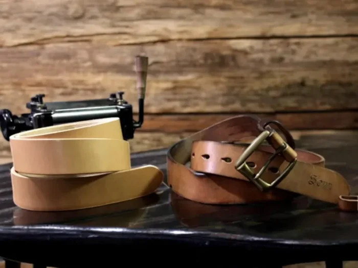 Handcrafted Full-Grain Leather Belt – Customizable & Premium Quality - Image 6