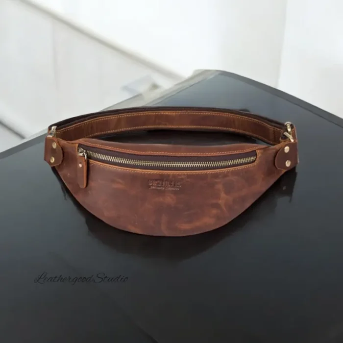 Genuine Leather Crossbody Bag for Men, Best leather crossbody bag for men - Image 3