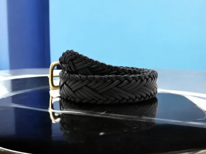 Braided Leather Belt – Handcrafted & High-Quality - Image 2